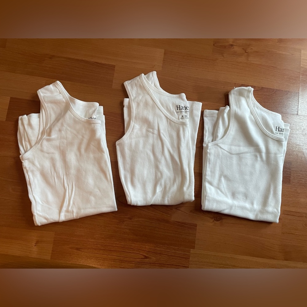 Hanes Live Love Comfort Mini-Ribbed Cotton Tank Bundle